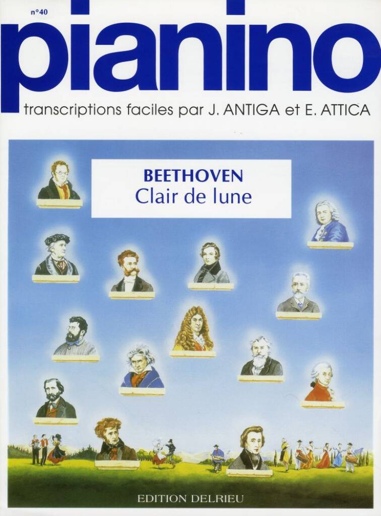 Clair de lune - Pianino 40